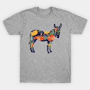 Poppy the Floral Donkey T-Shirt